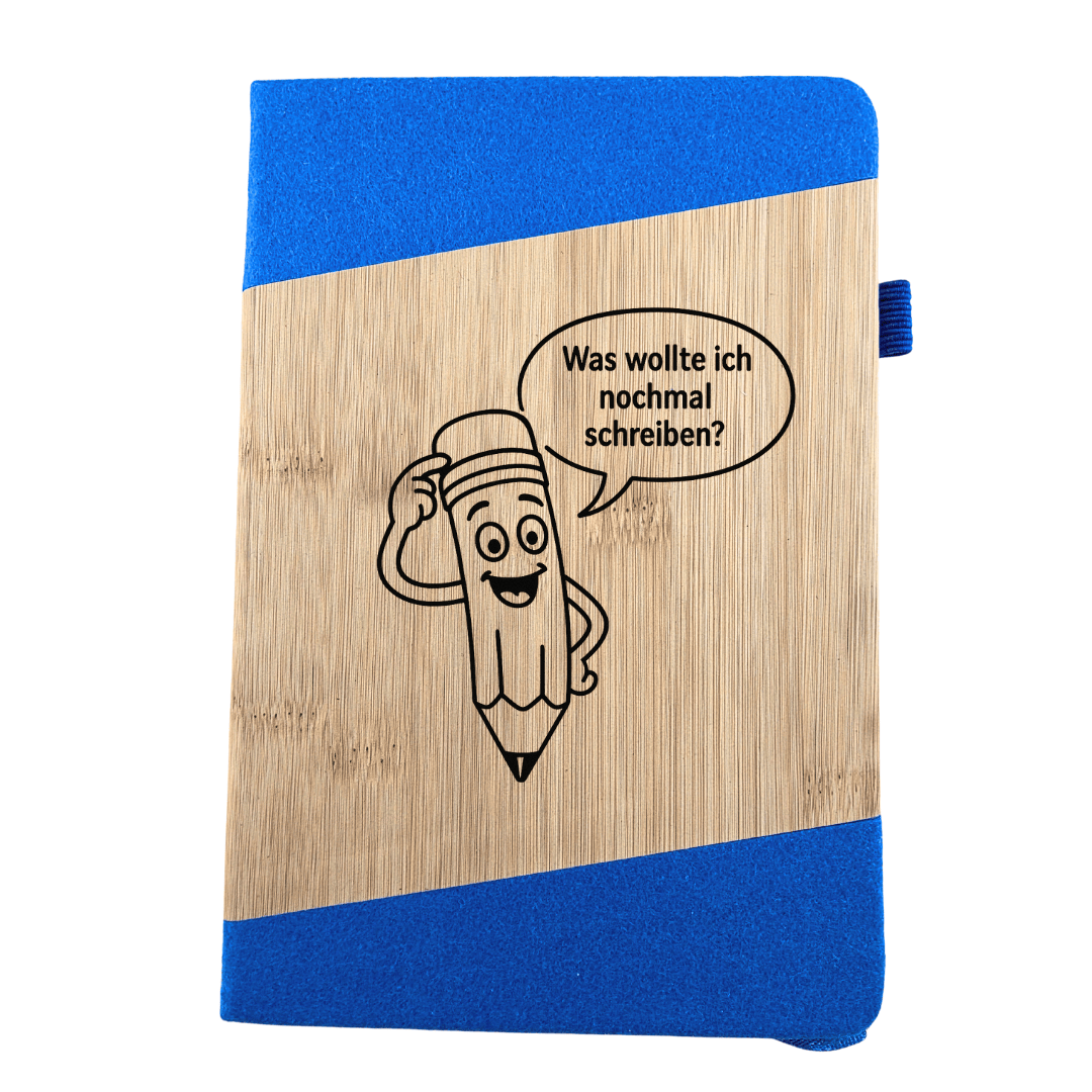 Hochwertiges Notizbuch aus Bambus A5 für Büro und Schule