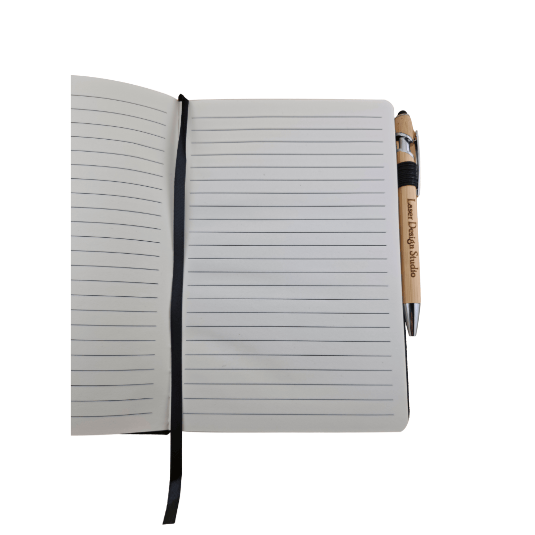 Bambus Notizbuch liniertes Papier