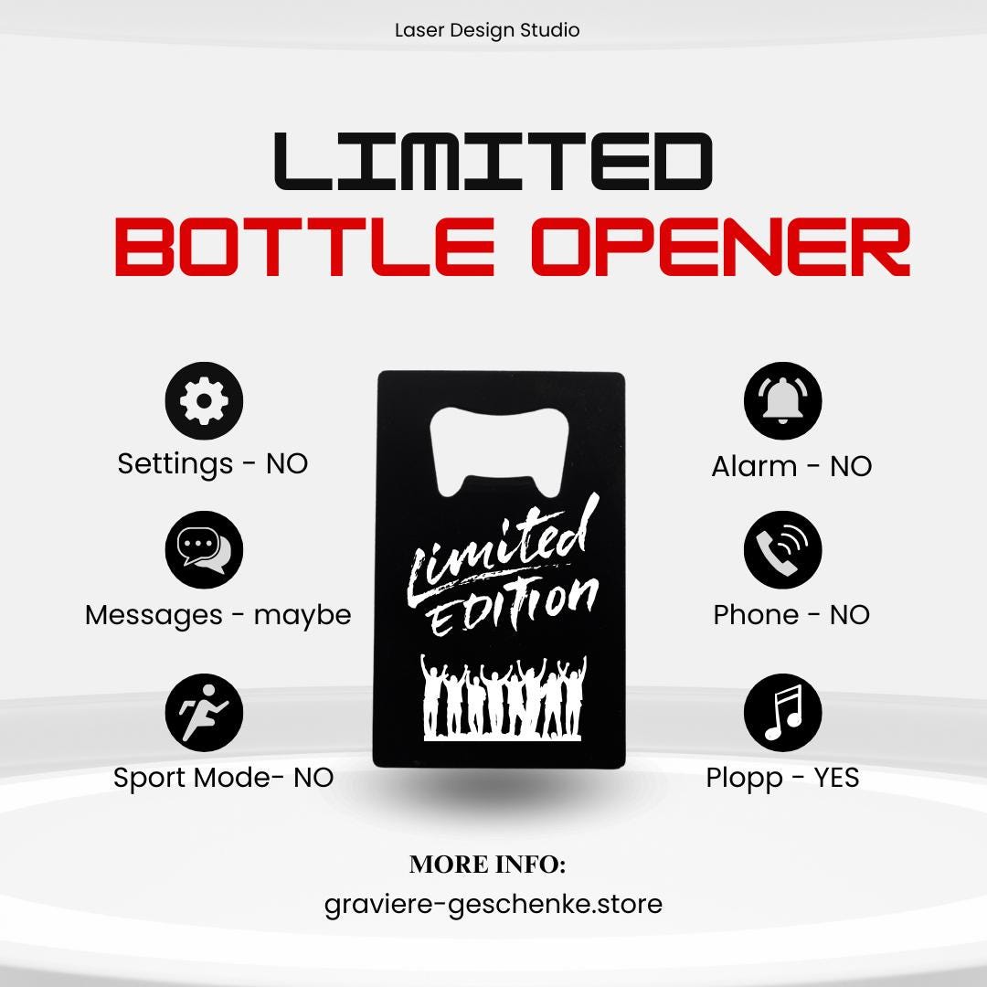 Geschenkidee: Flaschenöffner mit Wunschgravur