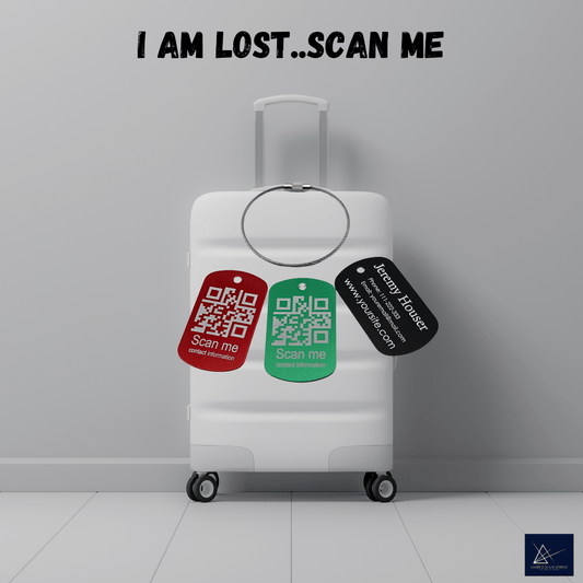 Gepäckanhänger für Koffer oder Rucksack -