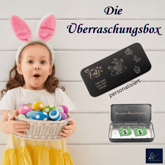 Geschenk Box aus Metall Ostern