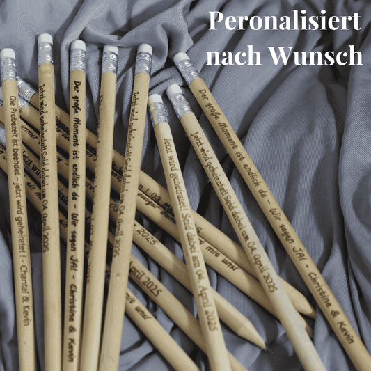 Bleistifte personalisiert graviert - 