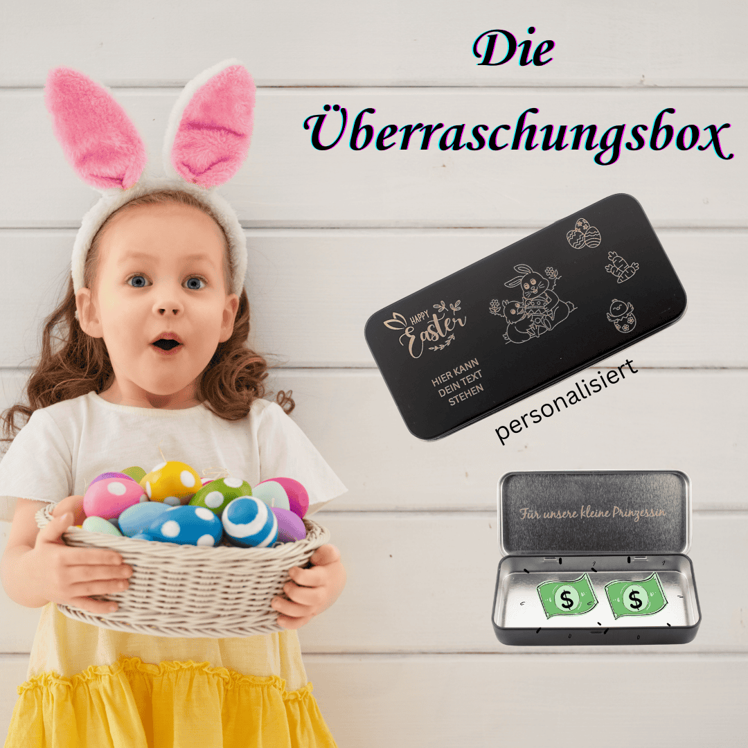 Geschenk - oder Überraschung Box aus Metall - 