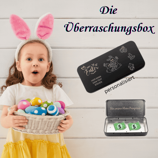 Geschenk - oder Überraschung Box aus Metall - 