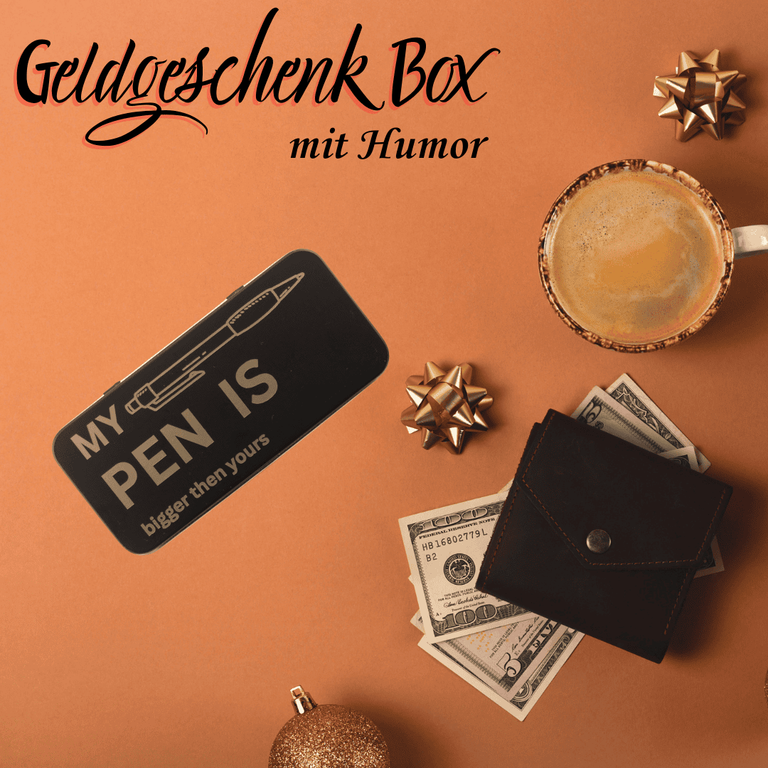 Geschenk - oder Überraschung Box aus Metall - 