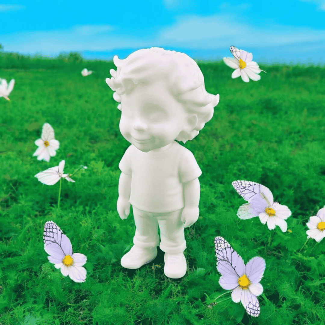Individuelle 3D - gedruckte Cartoon Figur nach deinem Foto | Persönliches Sammlerstück - 