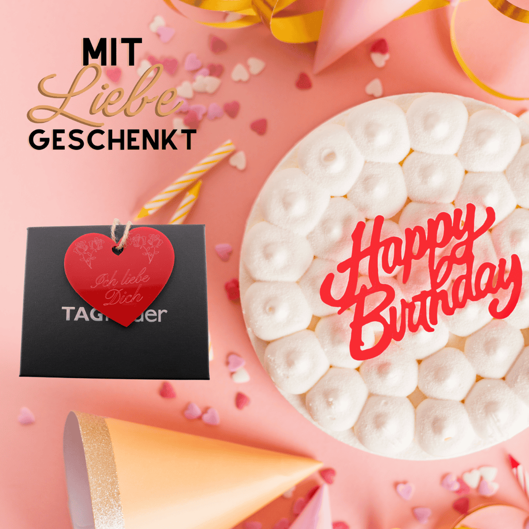 Love - Herz Geschenkanhänger - 