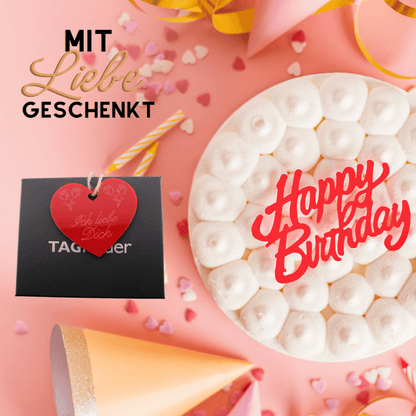 Love - Herz Geschenkanhänger - 