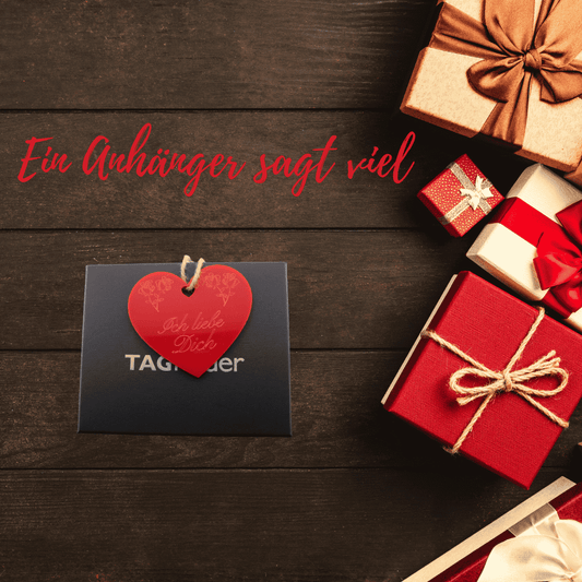 Love - Herz Geschenkanhänger - 