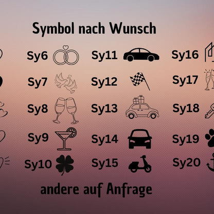 Schlüsselanhänger aus Holz graviert nach Wunsch - 